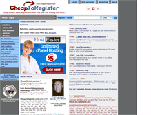 Tablet Screenshot of cheaptoregister.com